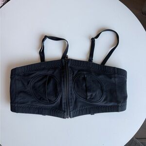 Simple Wishes black hands free pumping bra with removable straps, size XS-L